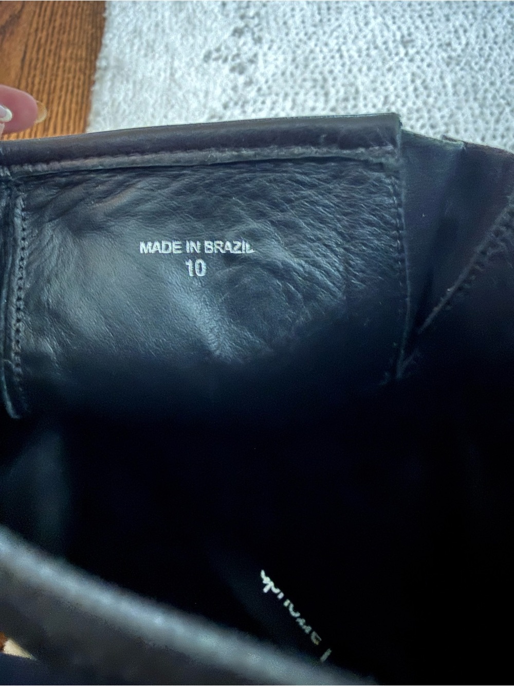 Larroude Hardy Black Leather Ankle Boots Size 10 - Picture 6 of 6